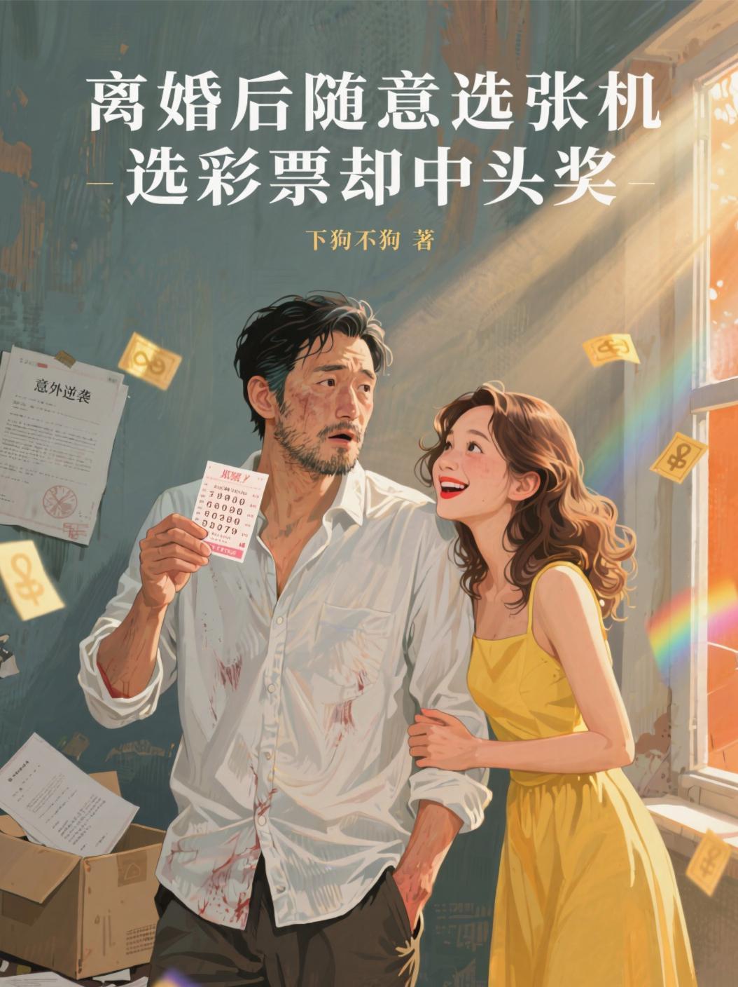 离婚后随意选张机选彩票却中头奖